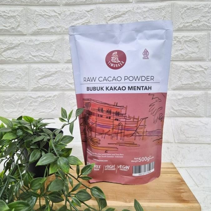 

RAW CACAO POWDER TIMURASA KAKAO MENTAH BUBUK 500GR
