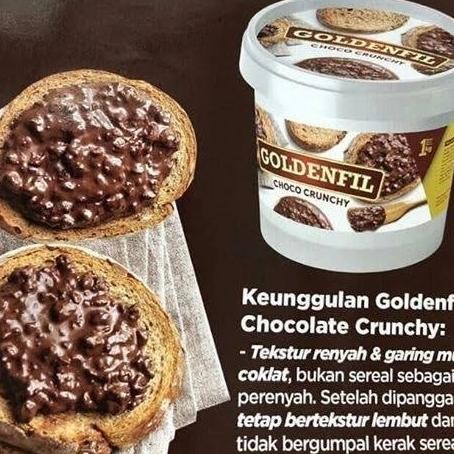 

(Good) Goldenfil Choco Crunchy 1 kg Selai Cokelat Crunchy Chocolate Jam