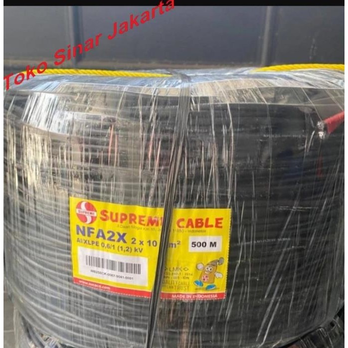 *:*:*:*:*] Kabel Twisted Twist Tuis NFA2X 2x10mm SUPREME METERAN Kabel Listrik PLN Kabel SR TIC 2 x 
