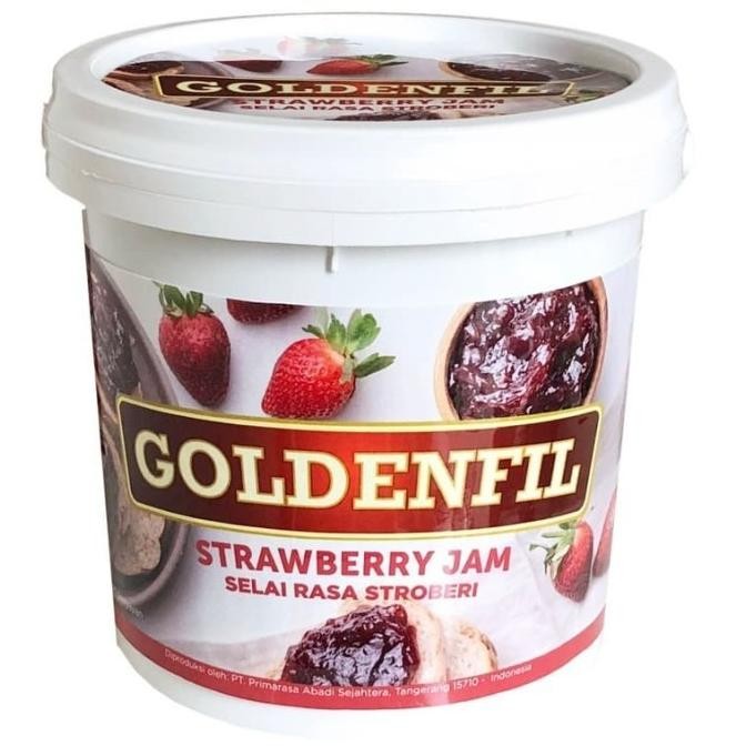 

(Good) Goldenfil Strawberry Jam 1kg dan Blueberry Jam 1 kg - Selai - Filling