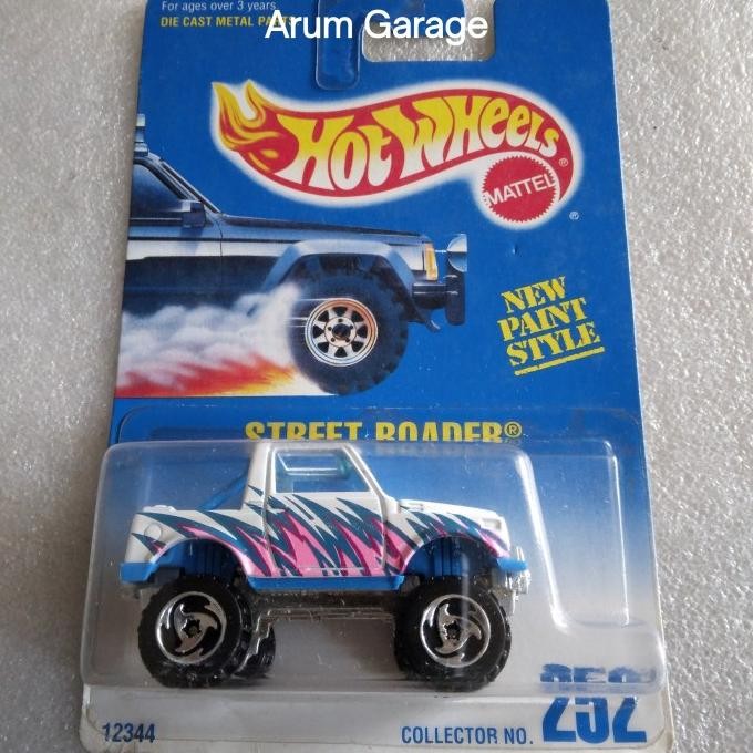 Hot Wheels Street Roader Suzuki Jimny. Card Tahun 1991. New Paint Style. Full Besi Body dan Chassis.
