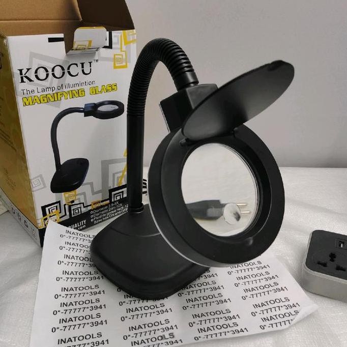 

LAMPU BOHLAM KOOCU 139 DENGAN KACA PEMBESAR UNTUK LAYANAN DAN MEJA ORIGINAL DAN TERPERCAYA
