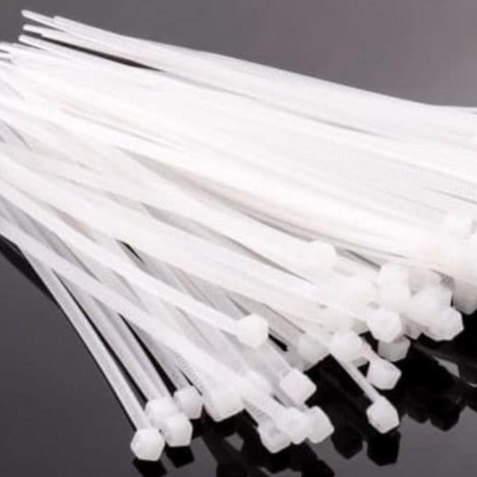

monggo] kabel ties cable ties kabel tis warna putih ecer kualitas bagus