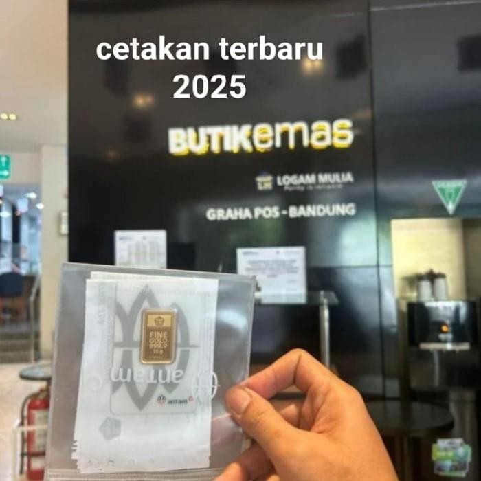 Logam Mulia Antam/Lm/Emas - 10 Gr (Gram) - Authentic Certieye Original Dan Terpercaya