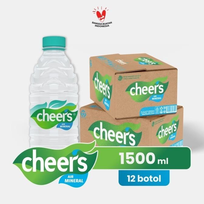 (Good) Air Minum CHEERS Water Natural 1500ml (Karton)
