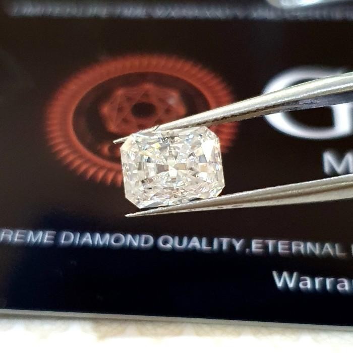 Batu Permata Moissanite Mm 12X14 Mm 12 Ct Radiant Cut Original Dan Terpercaya