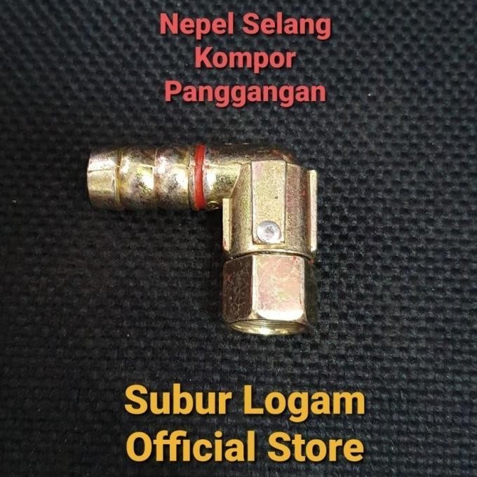 ,,,,,,,] Nepel Selang Kompor Gas untuk Kompor Tanam Suggo Sugo Ukuran 14