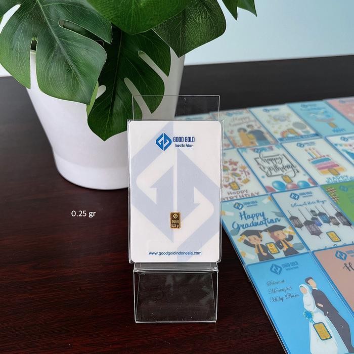 Logam Mulia Good Gold 0.25 Gram/ Emas Batangan Good Gold 0,25Gr Original Dan Terpercaya