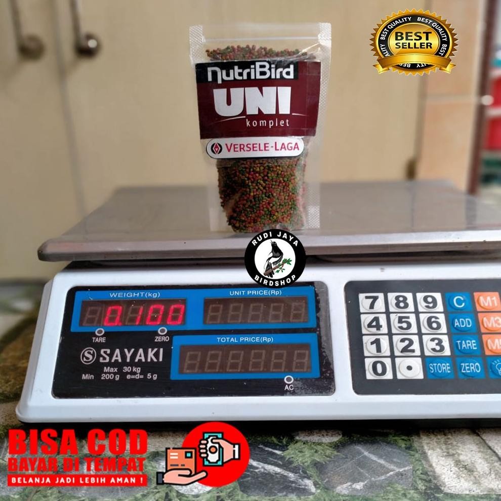 qw-45 1 PAKET SATU PAKET DEXTRO 87  DEXTRO87 DAN VOER NUTRIBIRD REPACK 100 GRAM PAKAN MAKANAN BURUNG