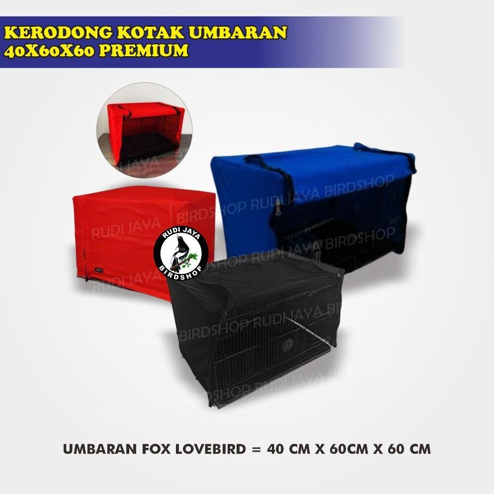 jg-8 KERODONG KRODONG KOTAK UMBARAN KANDANG LOVEBIRD 40X60X60 PREMIUM TEBAL SANGKAR KANDANG UMBARAN 