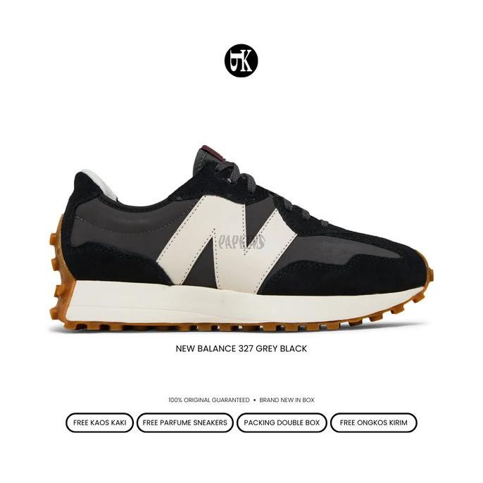 sepatu new balance 327 grey black original BNIB / sneakers new balance