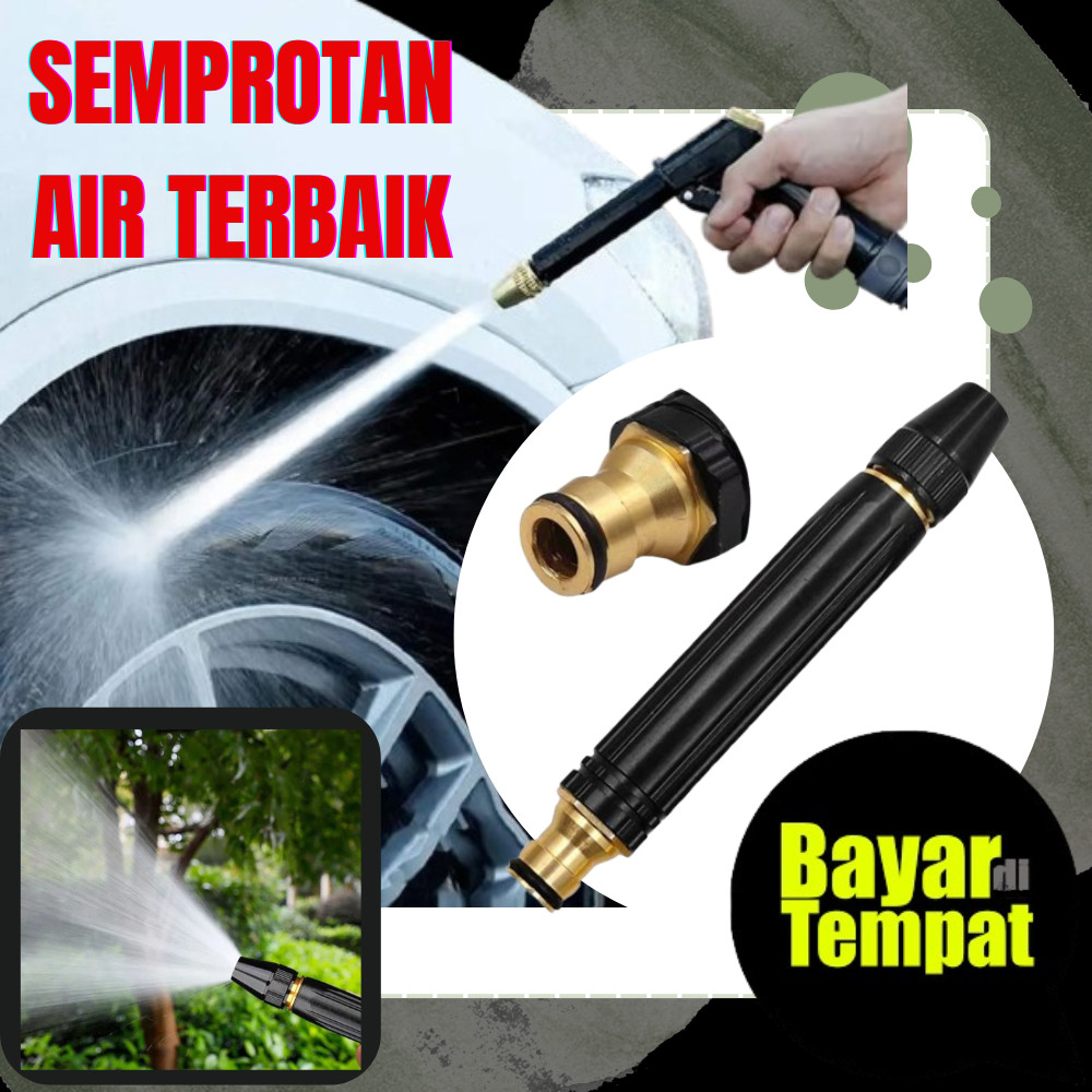NOOZLE SEMPROTAN AIR CUCI MOBIL CUCI KARPET CUCI MOTOR KUNINGAN ANTI KARAT