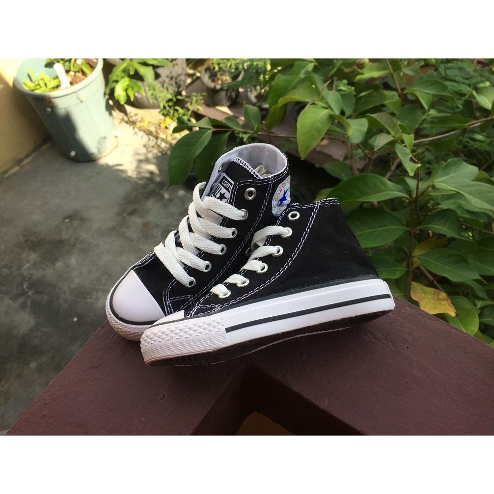 Free Box Sepatu Sekolah Anak E All Star Hitam Ukuran 31-43 Sepatu Hitam Baby Anak Sepatu Anak Usia T