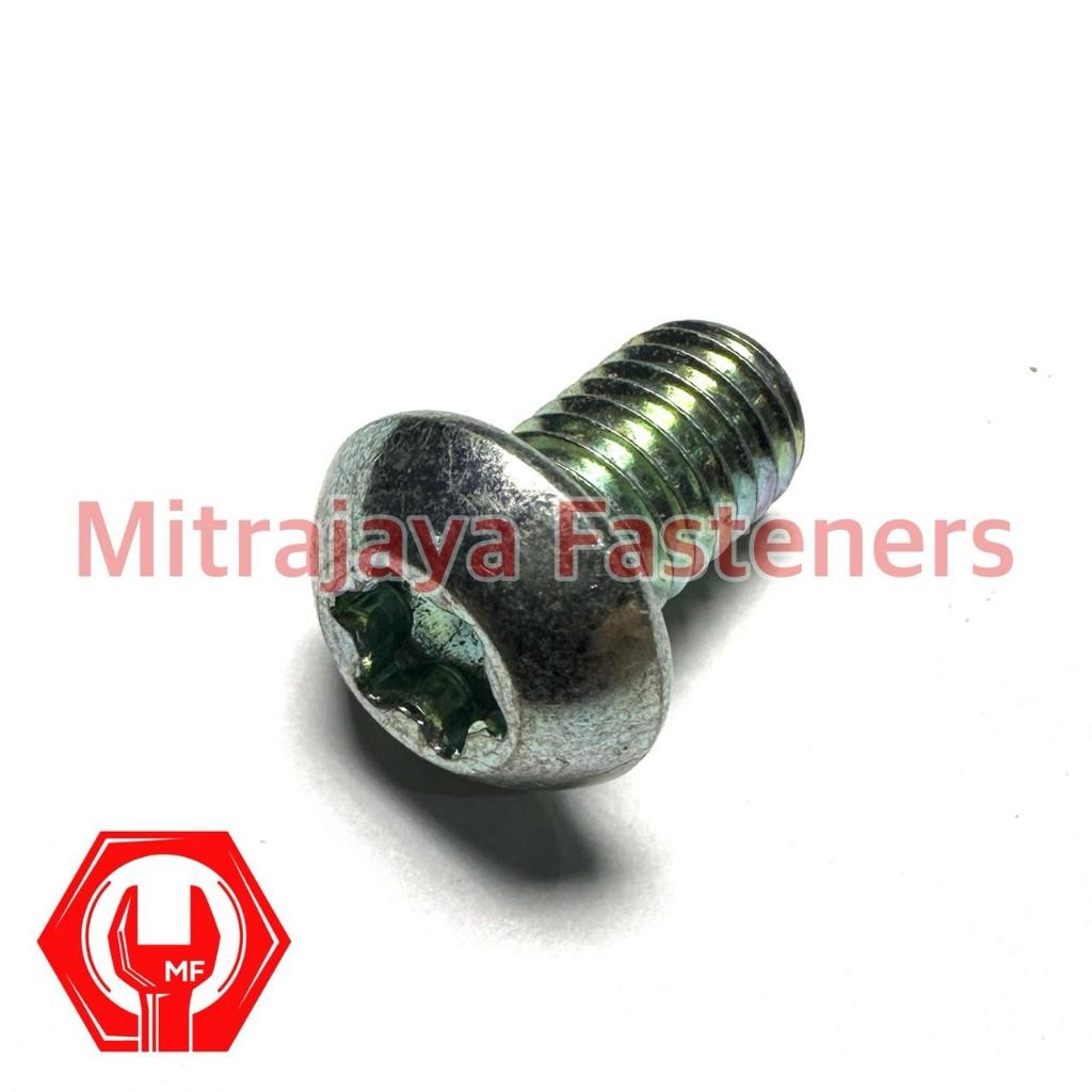 BAUT BUTTON L TORX M8x13 PUTIH