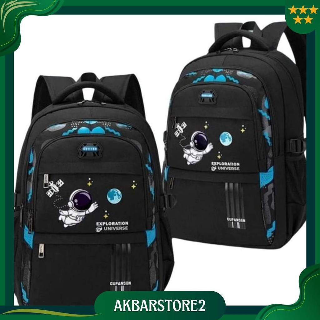 Tas Ransel Anak Sekolah Astronot Tk Sd Laki Laki Perempuan Ori