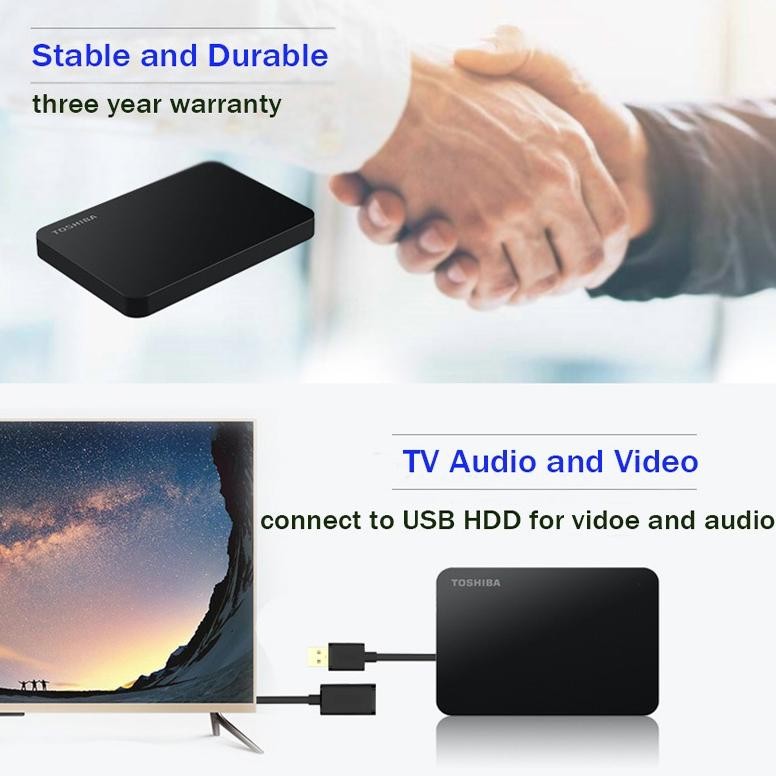 Toshiba Hardisk Eksternal 1Tb/2Tb Hd Harddisk External / Hdd External Usb 3.0 Portable Eksternal Har
