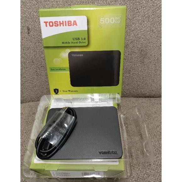 Hardisk External 500 Gb Toshiba 2,5 Inchi