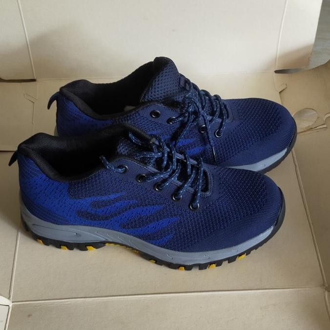 Sepatu Safety Sporty Import Keris Blue New Stok