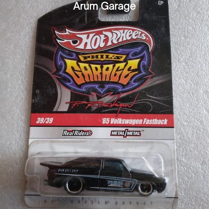 Hot Wheels 65 Volkswagen Fastback. Phil's Garage. Ban Karet. Full Besi