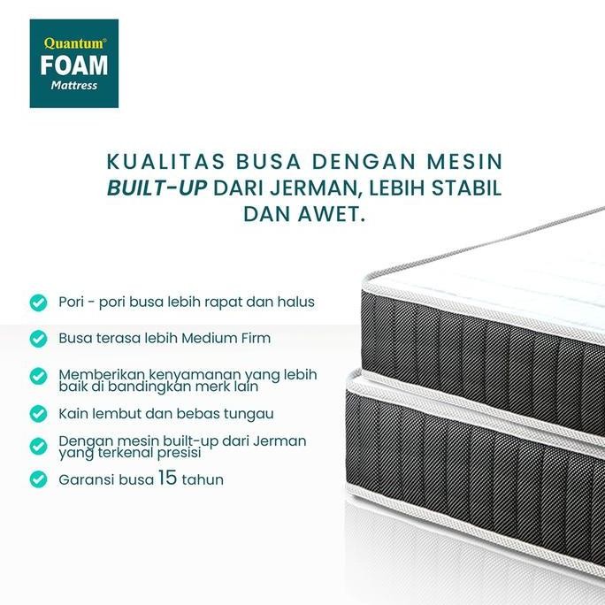 Quantum Kasur Busa Vakum Bonus Sprei & Bantal LS