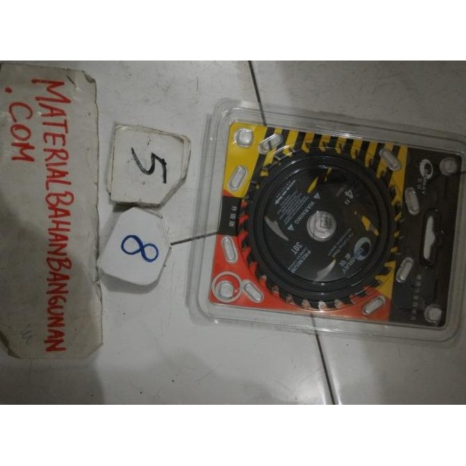 CIRCULAR SAW MATA GERGAJI BULAT GERGAJI KAYU 4 INCH 30 GIGI GERGAJI