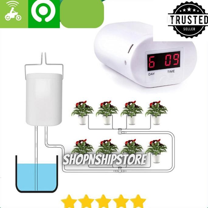 Alat Siram Penyiram Tanaman Otomatis Timer Pompa Irigasi Air 8 Head