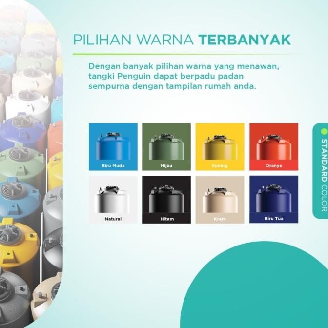Miliki Toren Tangki Tandon Air Penguin 500 Liter 520 Liter Tb 53 Anti Lumut