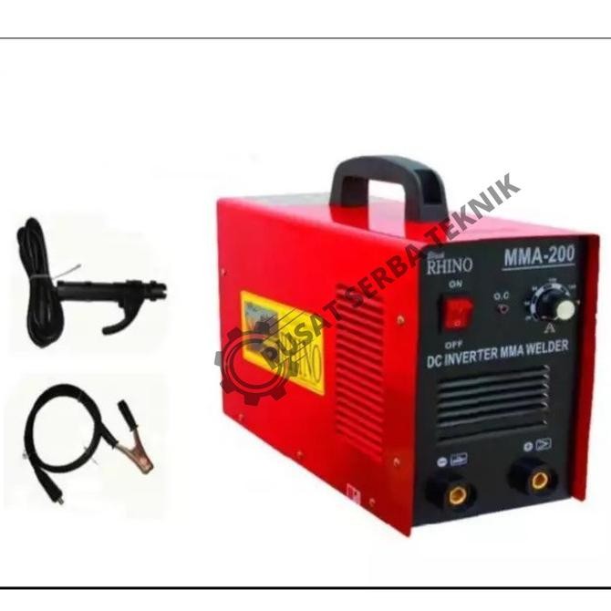 MESIN LAS LISTRIK MESIN LAS TRAVO LAS INVERTER RHINO MMA 200A 200 A