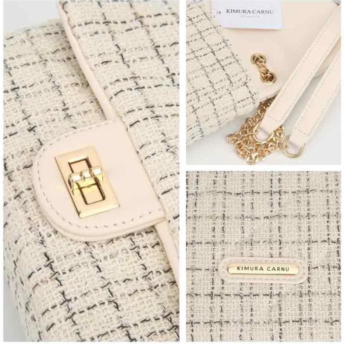Grosir Kimura Carnu - Shoulder Bag Rajut / Tas Bahu Rajut Wanita  Selempang  #6108 Tali Panjang Dasa