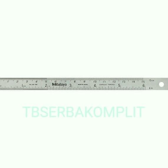 

Penggaris Mitutoyo 15Cm 182-302 Stainless Steel Semi Flexible Rules