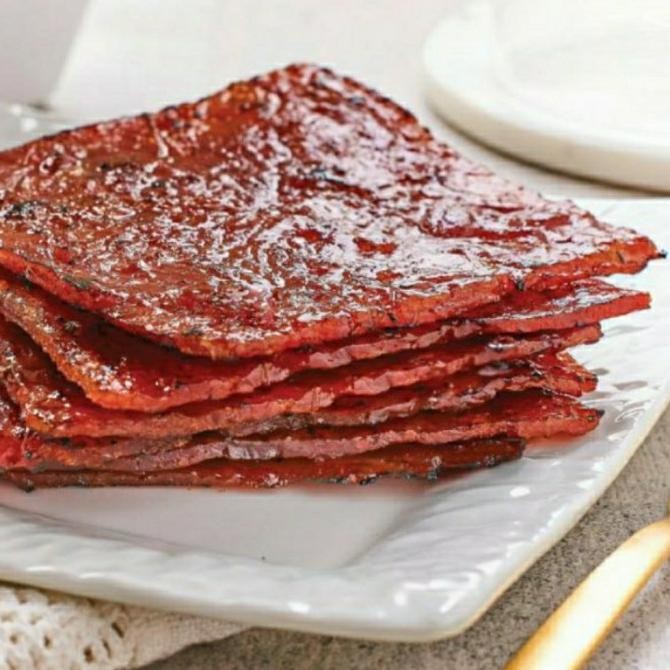 

Bee Cheng Hiang Sliced Babi Dendeng Babi Bentuk kotak 300gr H85M