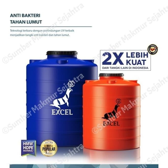 Diskon Tangki Air / Tandon / Toren Excel Blow 2000 Liter - Alb 2000 (Alb2000)