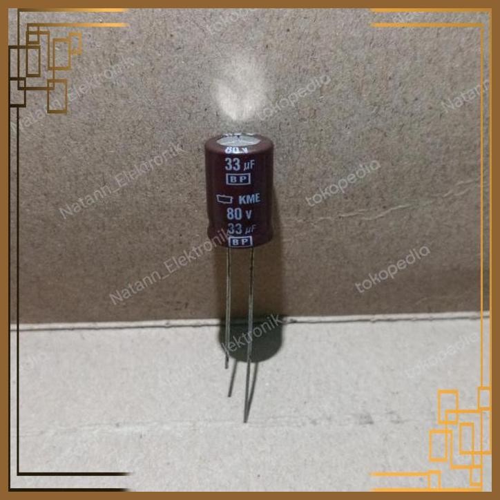 [MRD] 5930 kapasitor elco bp bipolar nonpolar bi non polar 33uf 33 uf 80v