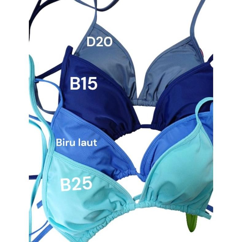 Be09 Bikini Set Bra Dan Panty Tali Samping Ada Busa Bikini Renang