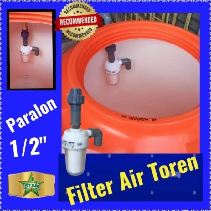 Miliki Filter Saringan 1/2Inch  Tangki Air Tb 2000 Penguin 19800 Liter Tandon 800 8000 Toren 4100 Tb