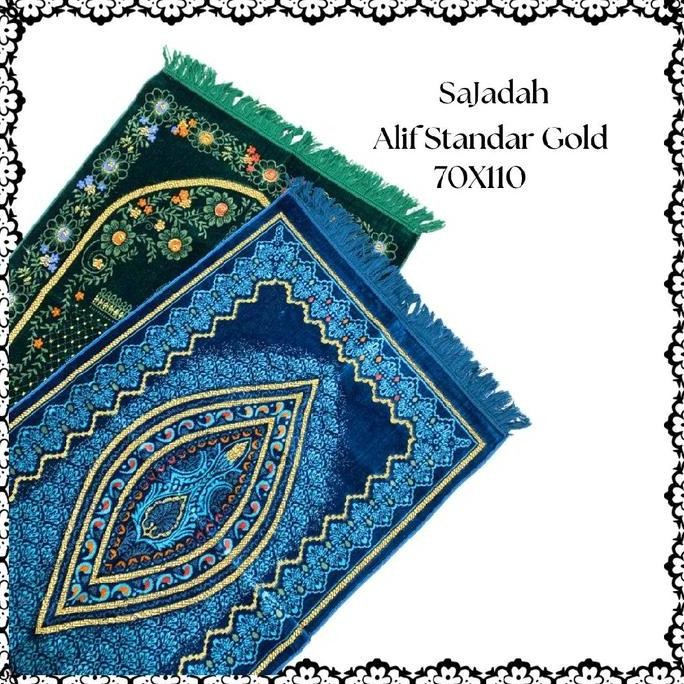 Murah (20Pcs) Sajadah Exlusive Alif/ Sajadah Alif Standar Gold/Sajadah Turkiye