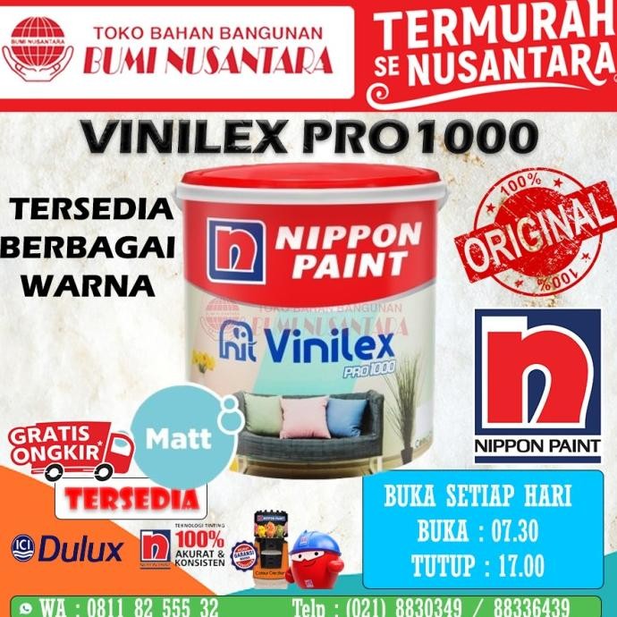 Vinilex Pro 1000 25kg PUTIH Cat Tembok Vinilex Pro 25kg PUTIH murah