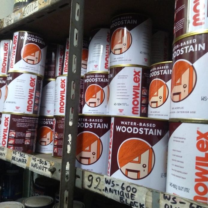 PLITUR KAYU MOWILEX WOODSTAIN WATER BASE 1KG murah