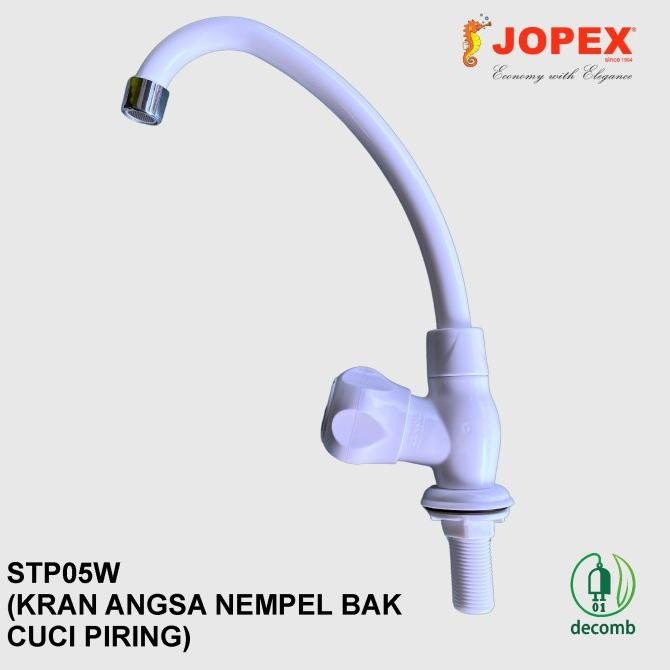 Kran Air Angsa Nempel Bak Cuci Piring Jopex Stp05W New Stok