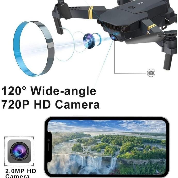 DENNOS E58 Drone Camera Drone Quadcopter Auto Fokus include Remote Dan murah