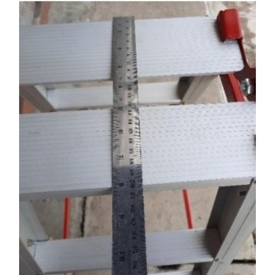 Tangga Aluminium 2In1 / Tangga Lipat Aluminium / Tangga Kebanggaan 3M New Stok