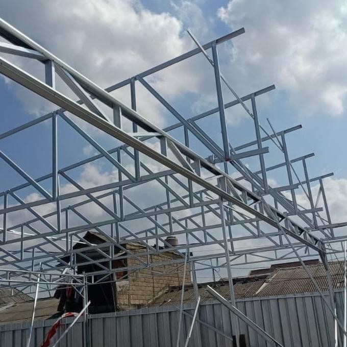 Jasa Pembuatan Kanopi Murah/Atap Termasuk Bahan Go Green Spandek Asbes H85S