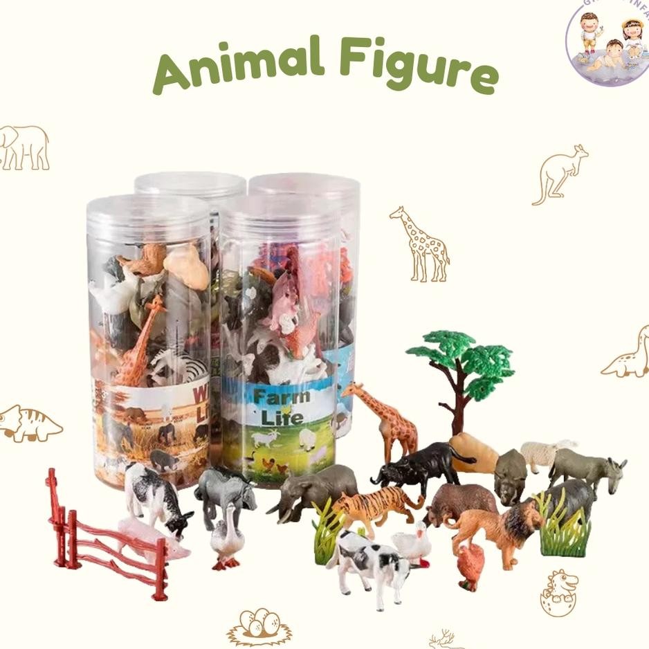 Animal Furine Emaan Tube Mainan Ana Gingerinfant