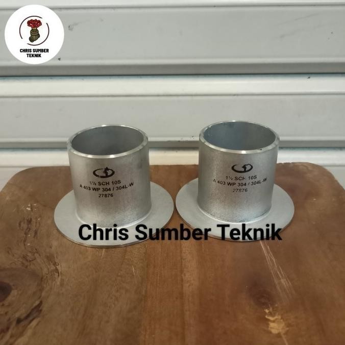 Stub End 4" Inch / Lap Joint Stainless Ss304 Jis 10K Sch10 Dn100 New Stok