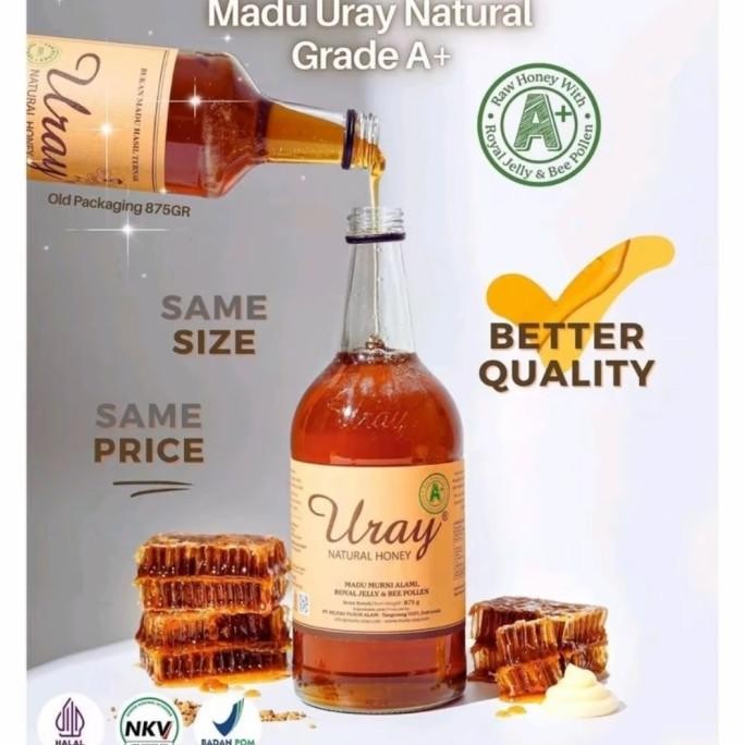 

Madu uray 640 ml-845 gr-madu hutan-madu murni-madu asli-organic PRAM