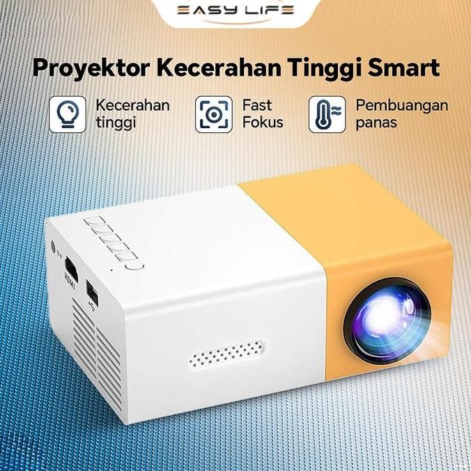 YG300 Mini Proyektor Portable Proyektor Home Theater Cinema Media Player lumens Proyektor Infokus Mu
