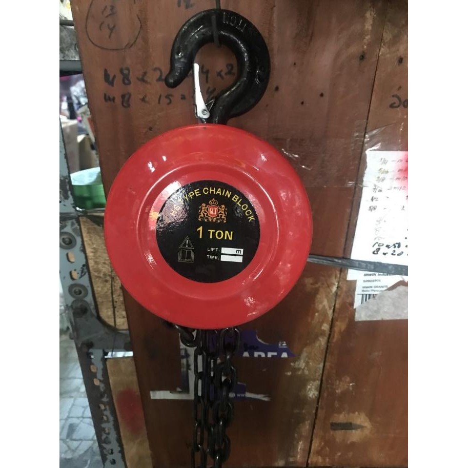 Chain Block Takel 1 Ton 5 Meter New Stok