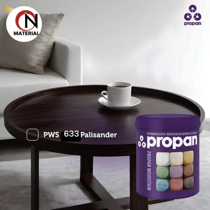Diskon Cat Propan Woodstain Pws 633 Water Based Gloss / Satin Palisander Paint