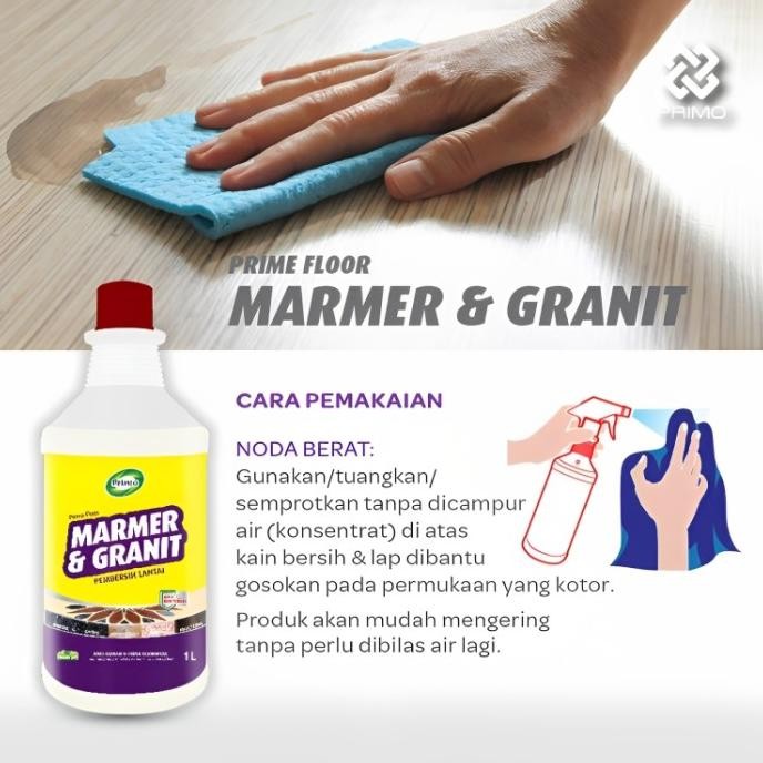 PRIMO Cairan Pembersih Lantai Marmer, Granit, Parquet Anti Kuman PRIME murah