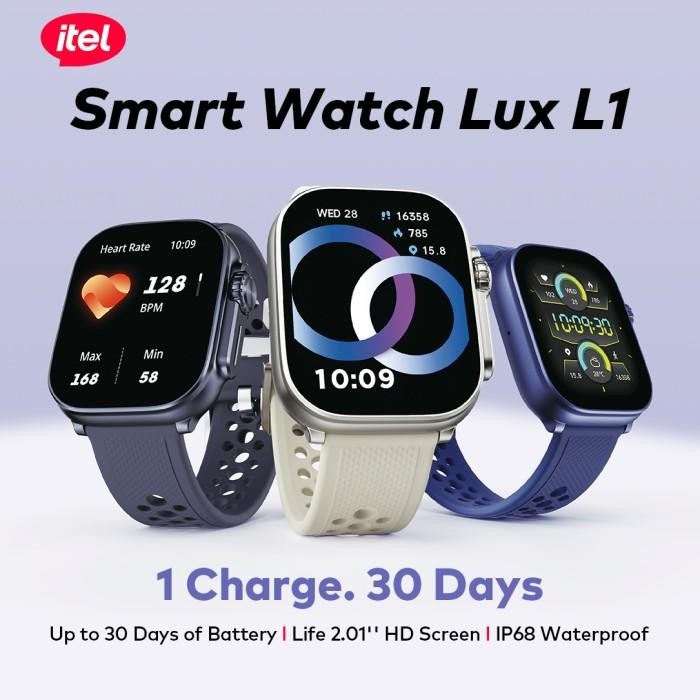 [Official] Itel Smartwatch Isw-L1 | 2.01 Hd Touch Screen | Bluetooth Calling | 30+ Days Battery | 24